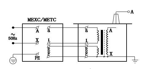 單臺(tái)交直流試驗(yàn)變壓器原理圖 單臺(tái)交直流試驗(yàn)變壓器原理圖